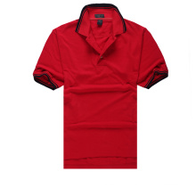 Polo rouge personnalisé en couleur rouge